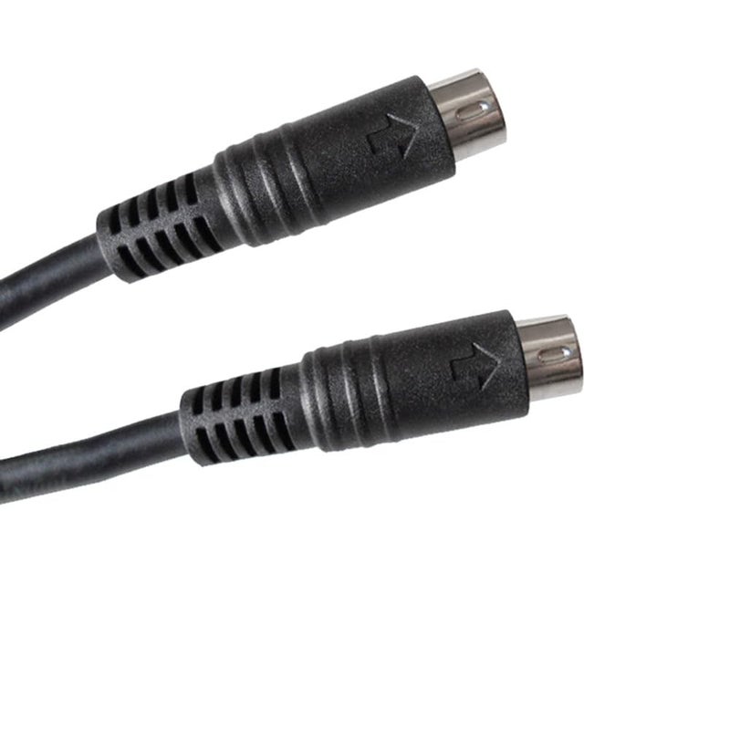 ZYAMY S-Video Cable 6 Feet Mini DIN 4 Pin S-Video Cable Male to Male Gold Plated 4 Pin S-Video Connector Support Video Transfer for TV, S-VHS, VCRs, DVD, Camcorders, Video Cards, 28AWG - Image 3